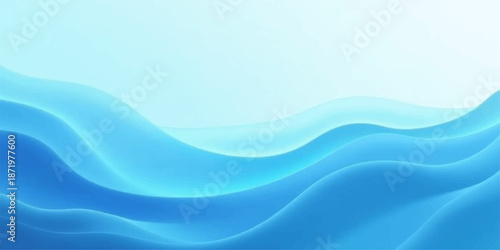 Abstract blue wave background featuring a soft flowing water design with light vector lines and a silk texture pattern for a motion curve wallpaper backdrop