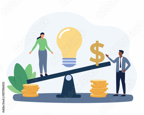 business man and money