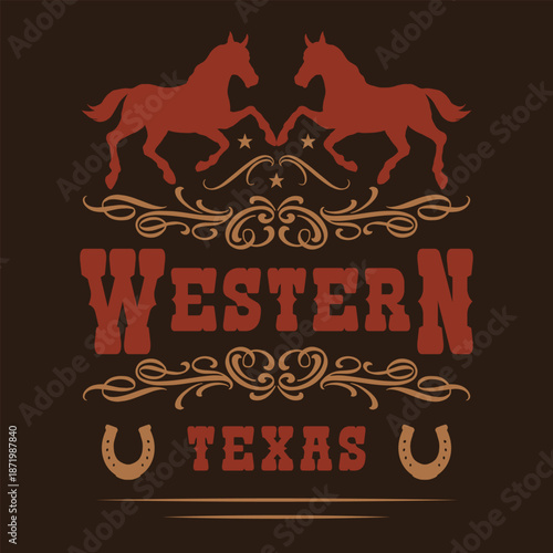 Texas horse design