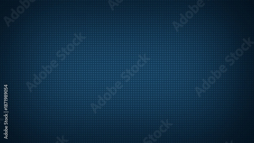 Dark blue abstract background with tiny dots creating a futuristic digital pattern. Ideal for technology themes and modern designs.