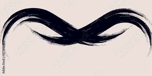 white black brush Car sticker wrap pattern banner abstract sporty lines black white color combination grunge brush pattern racing motorsport design, Eps 10, Vector Illustration.