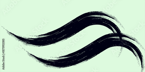 white black brush Car sticker wrap pattern banner abstract sporty lines black white color combination grunge brush pattern racing motorsport design, Eps 10, Vector Illustration.