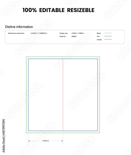 back seal medical health pouch dieline template box dieline die lines packaging custom dieline  box cardboard box dieline pizza box dieline printable product packaging layout,