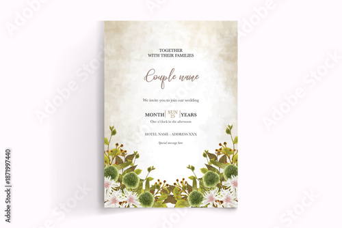Save the date wedding invitation templates