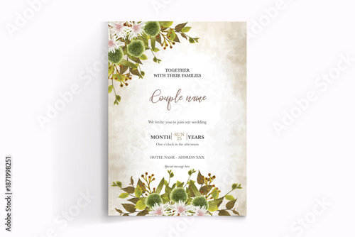 Save the date wedding invitation templates