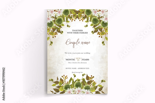 Save the date wedding invitation templates