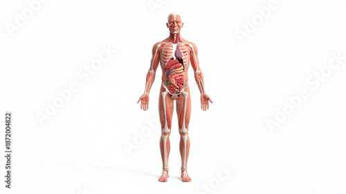 3d rendered illustration of a human body