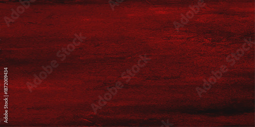 A dark red grunge texture featuring a vintage aged paper pattern and rough wooden surface material for a dirty old wall backdrop design. stripes on an old dark wooden board surface. rough wood surface