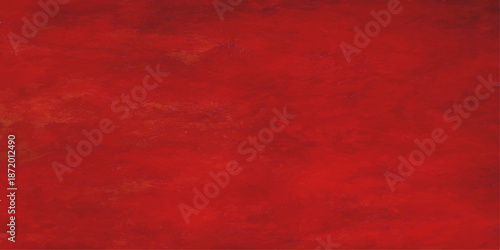 A dark red grunge texture featuring an aged paper pattern and a rough vintage canvas surface for a retro wall backdrop design