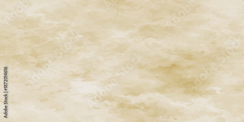 A weathered brown vintage parchment with a stained and aged grunge paper texture creates a blank antique backdrop for a retro design. Aged vintage parchment background. stained grunge paper texture