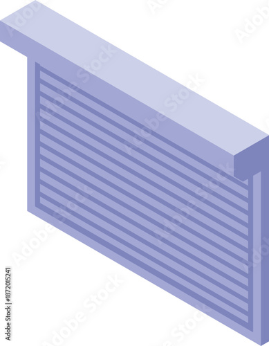 Secure metal roller shutter providing safety and privacy for a commercial property or residential garage