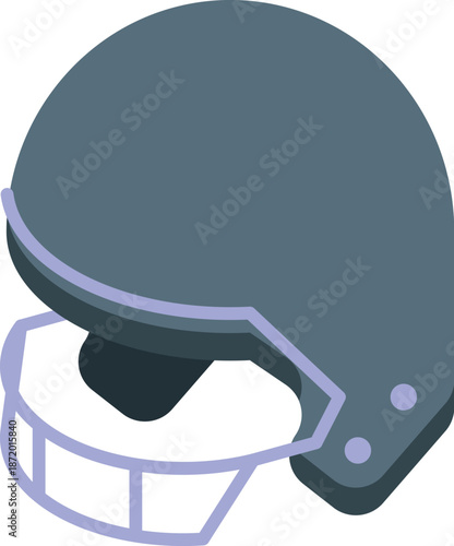Rugby helmet ensuring player safety during a match, essential equipment for impact protection