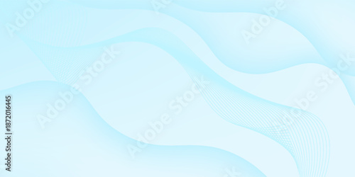 memphis banner background.soft color.blue gradient.wavy and circle.shape.line.eps 10