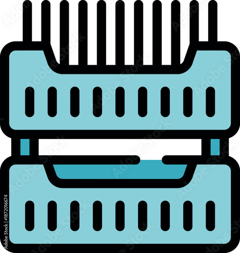 Ram modules transferring data, essential component for computer performance and multitasking