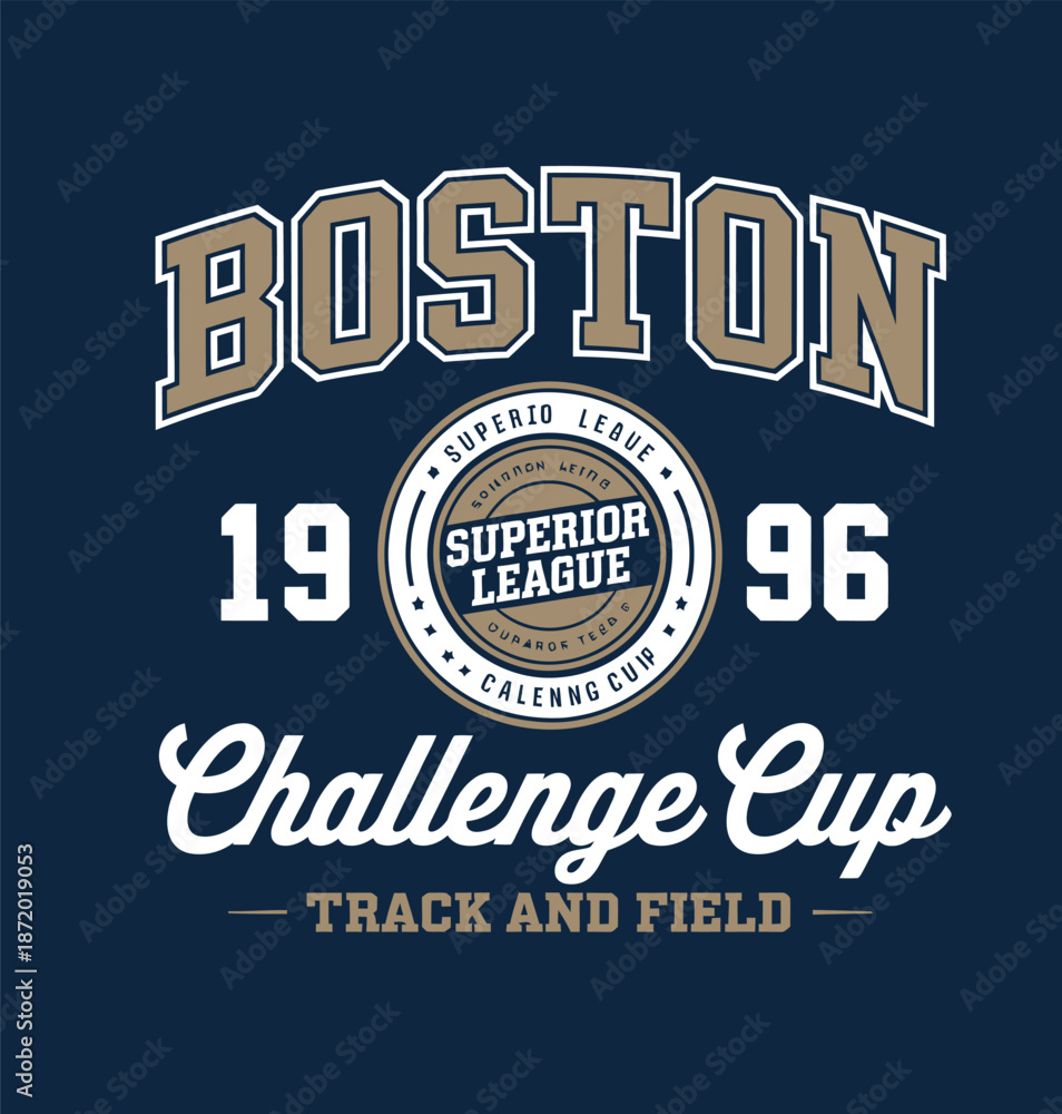Fototapeta premium Boston 1996 Superior League Challenge Cup Track and Field