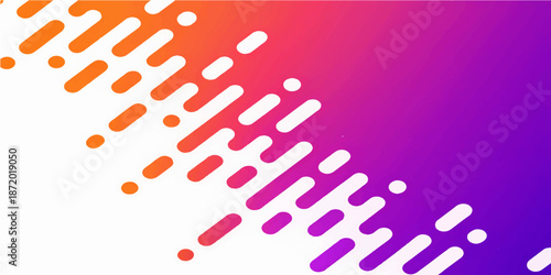 An abstract illustration of colorful red paint splashes on a white background features a group of metal paper clips and plastic medicine capsules for a creative business or health concept