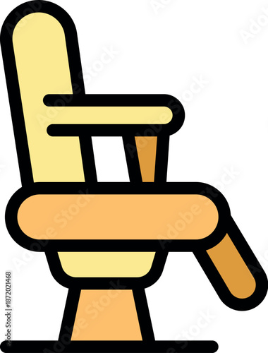 Comfortable and safe highchair designed for babies during mealtimes, featuring a footrest for added support