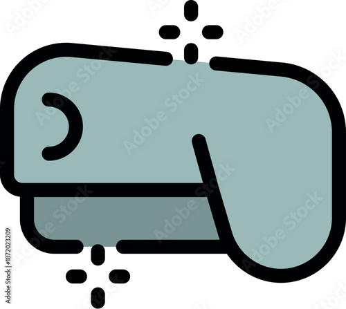 Hand dryer emitting sparkles, symbolizing cleanliness and hygiene in a public restroom