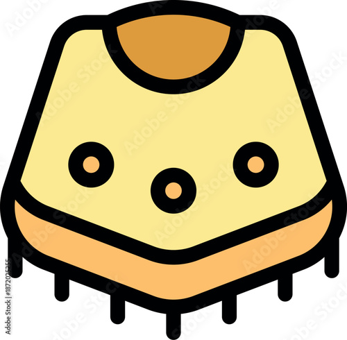 Cleaning brush with holes ensuring a firm grip and efficient scrubbing for various surfaces