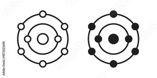 Antioxidant icons. Vector graphic. Editable vector stroke. EPS 10.