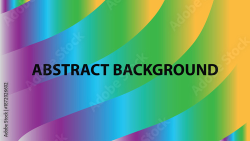 Colorful abstract background with wavy gradient design and smooth color transitions