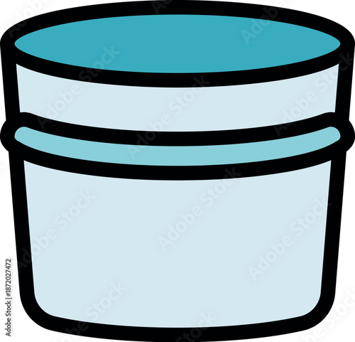 Cosmetic cream container representing beauty products and daily skincare routines