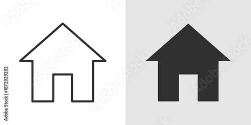 Home Icon representing residence, housing, real estate, and personal space.