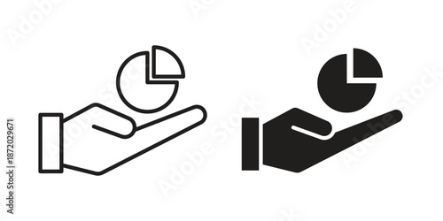 Contribution icons. Vector graphic. Editable vector stroke. EPS 10.