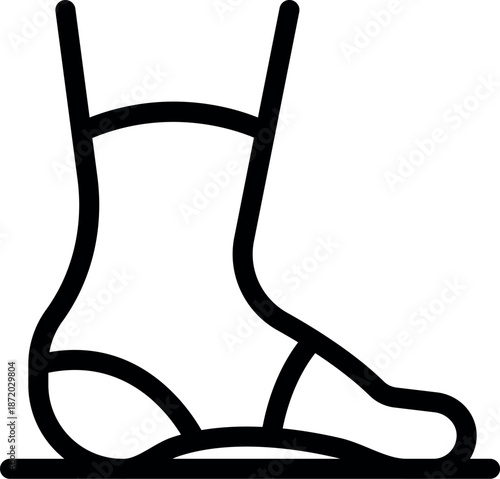 Orthopedic insole supporting foot arch, providing comfort and correcting flatfoot posture during walking or running