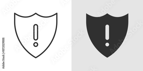 Hack Alert Icon representing cybersecurity threats, breach warnings, and system alerts.