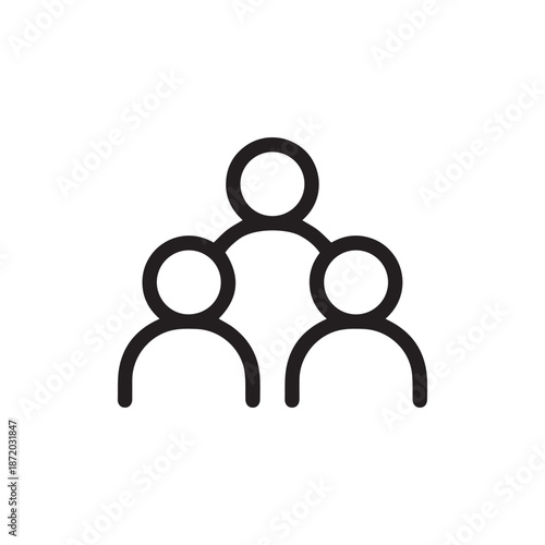 CRM customer isolated icon, clients vector icon with editable stroke
