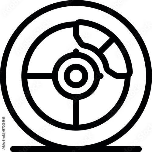 Close up of a car brake disc undergoing inspection, ensuring optimal braking functionality and road safety