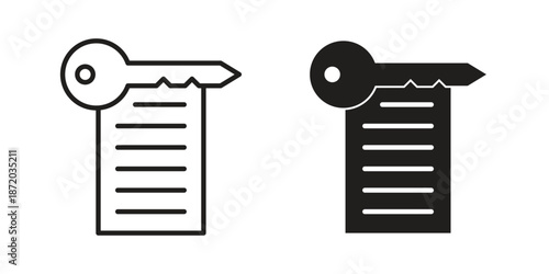Key takeaway icons. Vector graphic. Editable vector stroke. EPS 10.