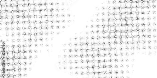Pixelated bitmap gradient texture. Black and white dither pattern background. Abstract glitchy pattern. 8 bit video game screen wallpaper.