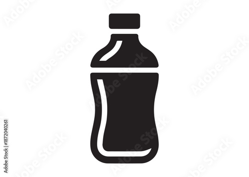 Water bottle icon, Water bottle solid Vector