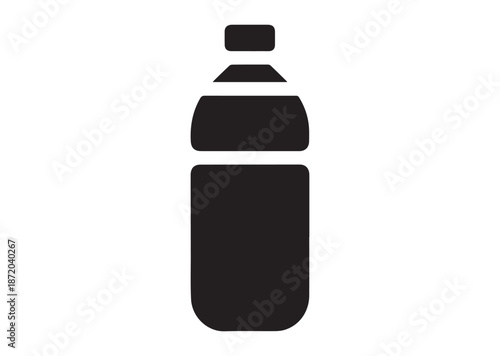 Water bottle icon, Water bottle solid Vector