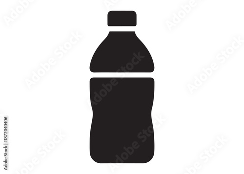 Water bottle icon, Water bottle solid Vector