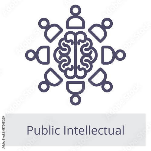 Public Intellectual Element For Design Graphic. Can Be Used For Mobile, Ui, Web 