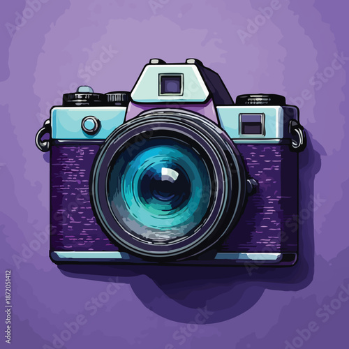 Vintage Camera with a Modern Twist - A Fusion of Past and Present.