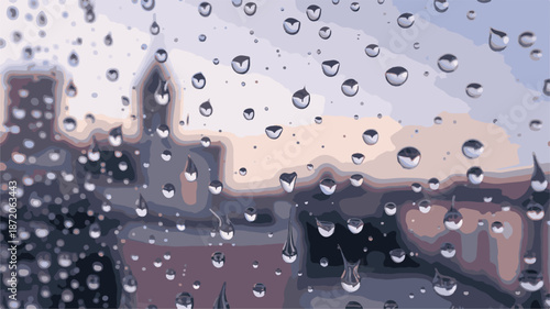 rain drops on window