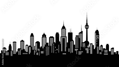 Skyline of a Modern Metropolis
