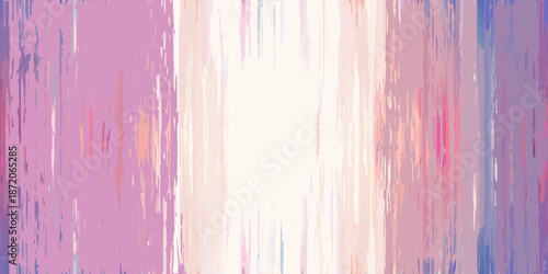 Abstract vertical streaks of pastel colors create a soft blurred background