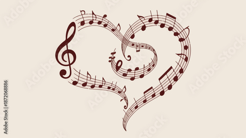 heart with floral pattern