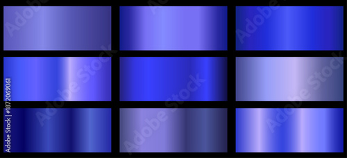 Dark blue metallic gradient for text design and bulletin boards, infographics. Metallic blue gradient. dark blue palette.