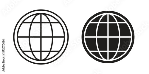 Website icons In Trendy Design Vector Eps 10, Editable Stroke and solid flat.