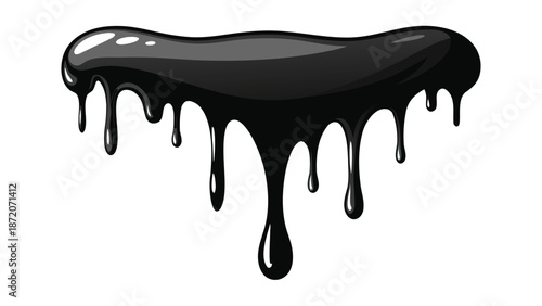 Black and white image of a liquid dripping, creating a sense of movement and fluidity..eps