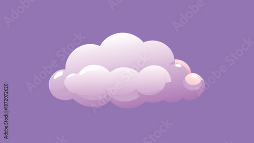 Pink and white clouds scattered across a blue sky, creating a serene and picturesque atmosphere..eps