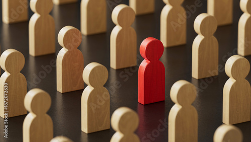 Red Stands Out: Among Light Figures