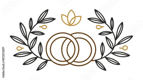 Hand-drawn letters adorned with intricate leaves and flowers, showcasing a blend of nature and typography..eps