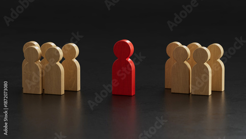 Red Stands Out: Among Light Figures